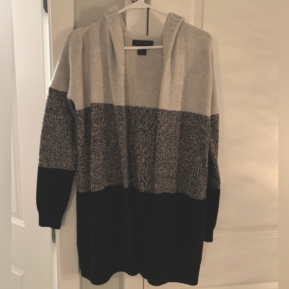 Cardigan with hood